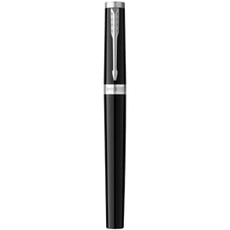 Ручка перьевая Parker INGENUITY Black Lacquer CT FP F