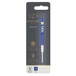 Стержень Parker QuinkFlow GEL гелевый синий М (в блистере)