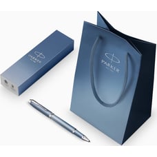 Ручка ролерна Parker IM Rituals Peaceful Blue CT RB + Пакет Parker Rituals