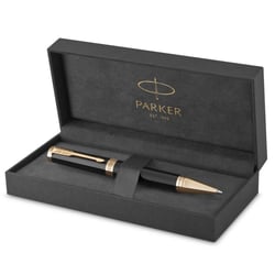 Ручка шариковая Parker INGENUITY Black Lacquer GT BP