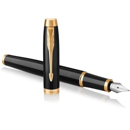Ручка перова Parker IM Black GT FP M
