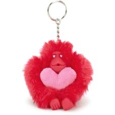 Брелок-обезьянка Kipling VALENTINE MONKEY Red Valentine M (3TV)
