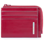 Картхолдер з монетницею Piquadro BLUE SQUARE (B2) Red PP4822B2R_R