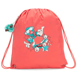 Рюкзак (сумка для взуття) Kipling SUPERTABOO LIGHT Peachy Pink Fun (78Y)