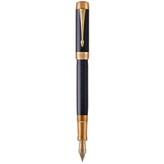 Ручка перьевая Parker DUOFOLD Prestige Blue Chevron GT FP18 F