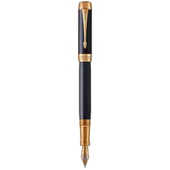 Ручка перова Parker DUOFOLD Prestige Blue Chevron GT FP18 F