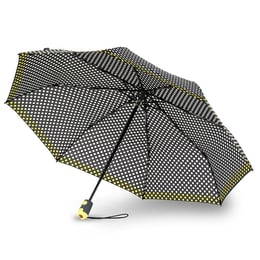 Парасолька-автомат Knirps E.200 Medium Duomatic/Ping Pong Yellow Kn95 1200 8271