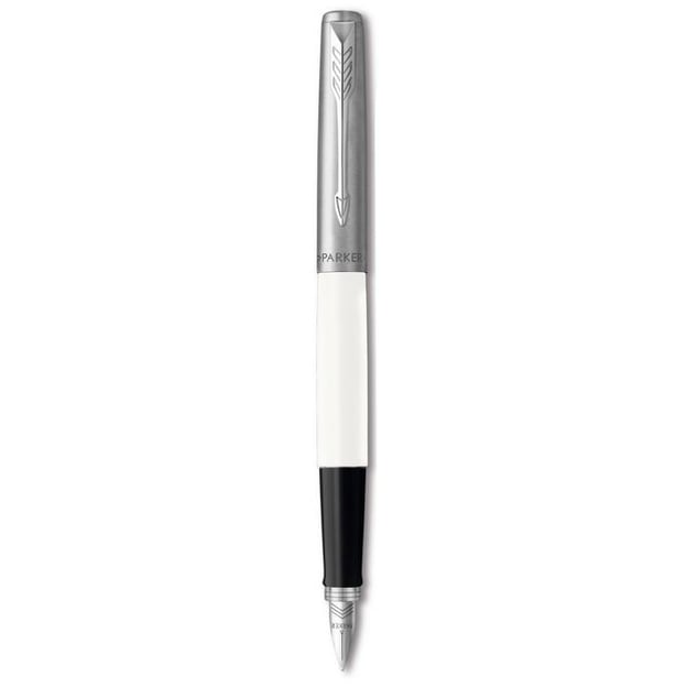 Ручка перова Parker JOTTER Originals White CT FP F