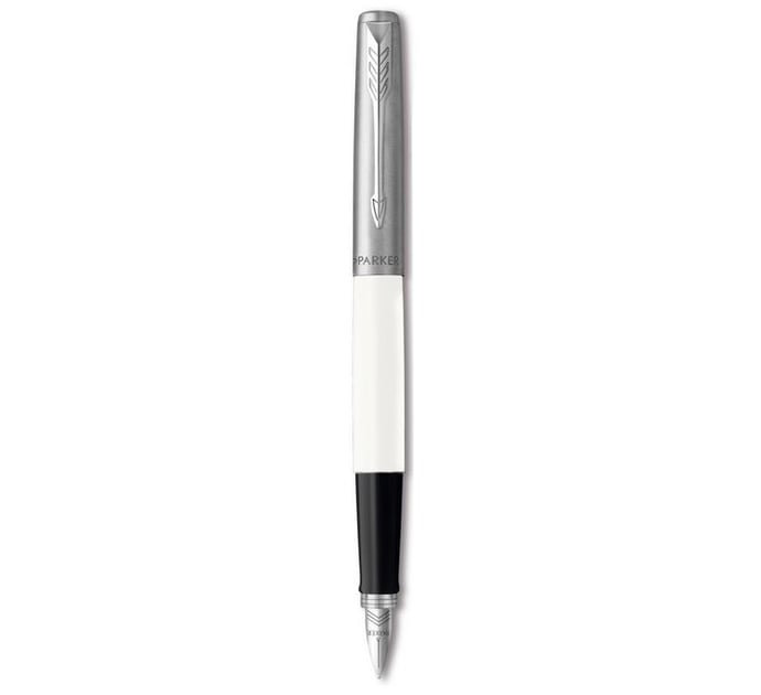 Ручка перьевая Parker JOTTER Originals White CT FP F
