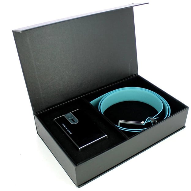 Подарунковий набір Piquadro BLUE SQUARE (B2) Black CUBOX15B2R_N