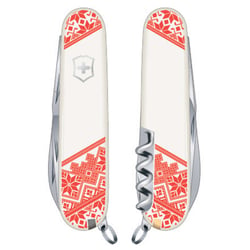 Швейцарський складаний ніж 91мм Victorinox HUNTSMAN UKRAINE 1.3713.7_T0051r