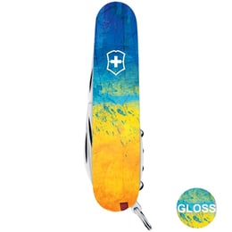 Швейцарский складной нож 91мм Victorinox SPARTAN UKRAINE 1.3603.7.T3100pw