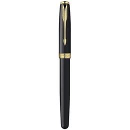 Ручка перова Parker SONNET Matte Black GT FP F