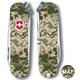 Складаний ніж 58 мм Victorinox CLASSIC SD ARMY Піксель з червоним Логотипом 0.6223.3.W3941pw