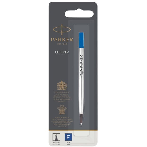 Стрижень Parker ролерний синій F (у блістері)