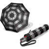 Парасолька-автомат Knirps T.200 Medium Duomatic/Check Black&White Kn95 3201 5280