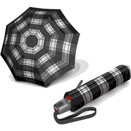 Парасолька-автомат Knirps T.200 Medium Duomatic/Check Black&White Kn95 3201 5280