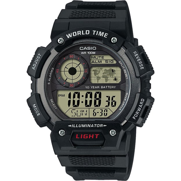 Часы 48 мм Casio STANDARD Digital AE-1400WH-1AVEF