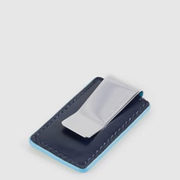 Затискач для банкнот Piquadro BLUE SQUARE (B2) Navy Blue PP4857B2_BLU2