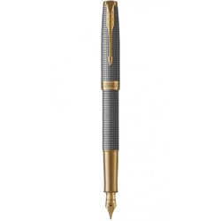 Ручка перьевая Parker SONNET Cisele Silver GT FP18 F