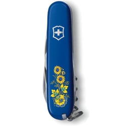 Швейцарський складаний ніж 91мм Victorinox SPARTAN UKRAINE 1.3603.2_T1050u