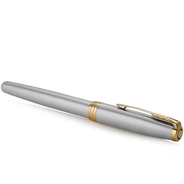 Ручка перьевая Parker SONNET Stainless Steel GT FP F