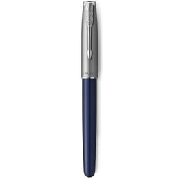 Ручка перьевая Parker SONNET Essentials Metal & Blue Lacquer CT FP F