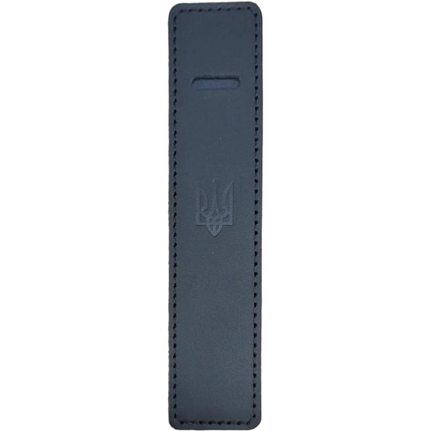 Чехол для ручки черный с тисненым Гербом