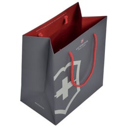 Подарунковий пакет Victorinox Swiss Army сірий (19,5x22x12 см)