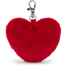 Брелок Kipling FURRY HEART CHARM Red Rouge (Z33)