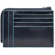 Картхолдер з монетницею Piquadro BLUE SQUARE (B2) Navy Blue PU1243B2R_BLU2