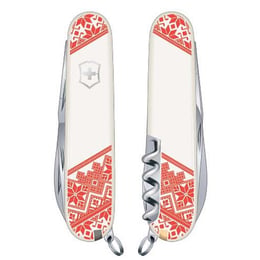 Швейцарський складаний ніж 91мм Victorinox SPARTAN UKRAINE 1.3603.7_T0051r