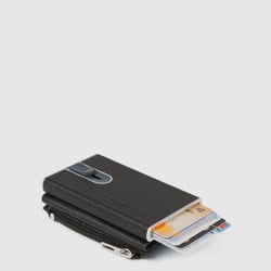 Картхолдер-портмоне Piquadro BLACK SQUARE (B3) Black PP5585B3R_N