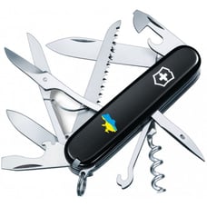 Швейцарський складаний ніж 91мм Victorinox HUNTSMAN UKRAINE 1.3713.3_T1166u