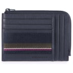Картхолдер з монетницею Piquadro BLACK SQUARE (B3S) Night Blue PU1243B3SR_BLU3