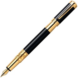 Ручка перьевая Waterman ELEGANCE Black GT FP18 F