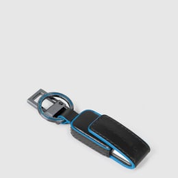 Брелок з флешкою на 256 ГБ Piquadro BLUE SQUARE (B2) Black AC6567B2-N