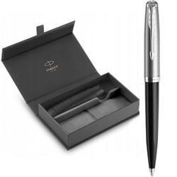 Подарочный набор Parker PARKER 51 Black CT BP (шариковая ручка + чехол + коробка)
