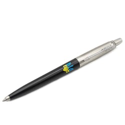 Ручка шариковая Parker JOTTER Originals UKRAINE Black CT BP Трезубец сине-желтый