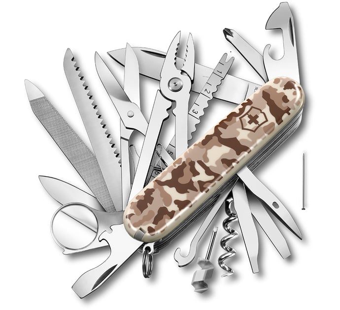 Швейцарський складаний ніж 91мм Victorinox SWISSCHAMP 1.6794.941