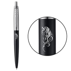 Ручка кулькова Parker JOTTER ZODIAC Bond Street Black CT BP Червоний кінь