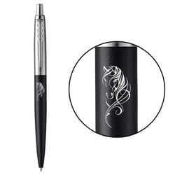 Ручка шариковая Parker JOTTER ZODIAC Bond Street Black CT BP Красный конь