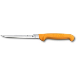 Нож для филетирования рыбы 16 см с рыбочисткой Victorinox SWIBO Fish Filleting Flexible 5.8448.16
