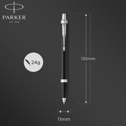 Ручка кулькова Parker IM Matte Black CT BP