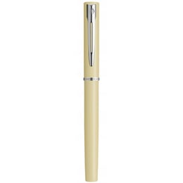 Ручка перова Waterman ALLURE Pastel Yellow CT FP F + упаковка картриджів Mini (блістер)