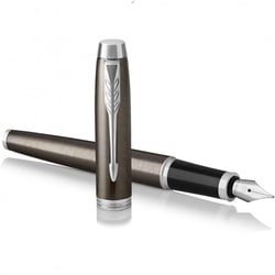 Подарочный набор Parker IM Dark Espresso CT FP+BP (перьевая ручка + шариковая)