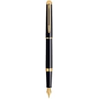 Ручка перьевая Waterman HEMISPHERE Black Lacquer GT FP F