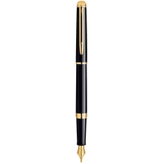 Ручка перова Waterman HEMISPHERE Black Lacquer GT FP F