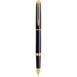 Ручка перова Waterman HEMISPHERE Black Lacquer GT FP F