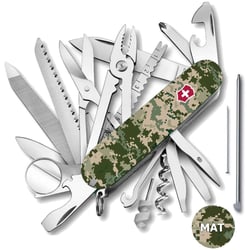 Швейцарский складной нож 91мм Victorinox SWISSCHAMP ARMY Пиксель с крас. лого 1.6795.3.W3941p